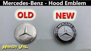 How to Change Mercedes-Benz Hood Emblem 1970s to 2010s - Super Easy!