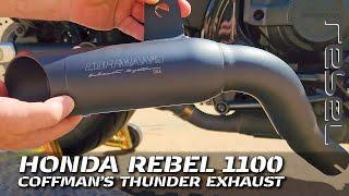 Installing Coffman's Thunder Exhaust on Honda Rebel 1100