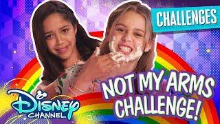 Not My Arms Challenge | Ruth & Ruby's Sleepover | Disney Channel
