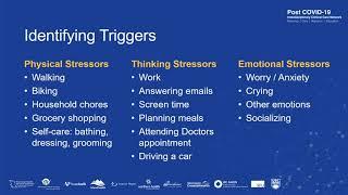 Understanding your post COVID-19 symptoms – Orientation part 3