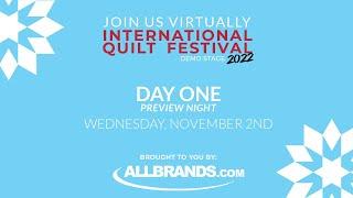 AllBrands.com at the 2022 International Quilt Festival! | Day One Wednesday, November 2nd