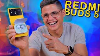 XIAOMI Redmi Buds 5, um fone BLUETOOTH bom e BARATO! Unboxing e Impressões