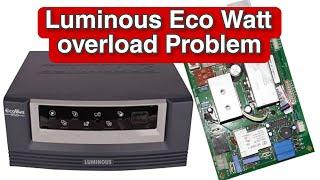 Luminous Eco Watt inverter overload problem. #overload