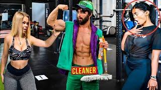 Pretended to be a CLEANER in Gym Prank#1 | Best of Anatoly Gym Prank Reactions