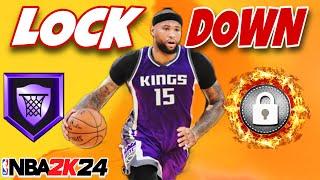 NBA 2K24 NEXT GEN - FOUND A CRAZY LOCKDOWN RIM PROTECTOR BUILD WITH NASTY SHADES!! (MUST WATCH)