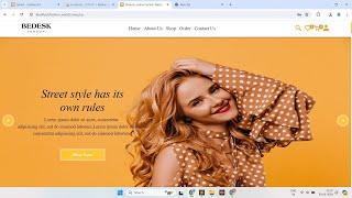 2.Creating a fashion Shop Website: HTML, CSS, JS, PHP & MySQL  part 2