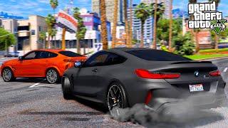 РЕАЛЬНАЯ ЖИЗНЬ В GTA 5 - ВЛЕТЕЛ В НОВЫЙ BMW X6 M! НЕУДАЧНЫЙ ДРИФТ НА BMW M8! ВОТЕР