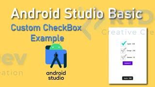 Android Custom Checkbox With Drawable - Android Studio Tutorial