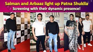 Patna Shuklla Screening: Salman Khan makes stylish entry to support Arbaaz Khan!