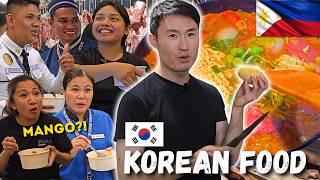 Makanan Korea Hanya dengan Bahan FILIPINO? Reaksi Lokal?!