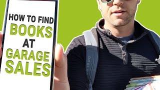 How to scout for books at a garage sale - tips and tricks