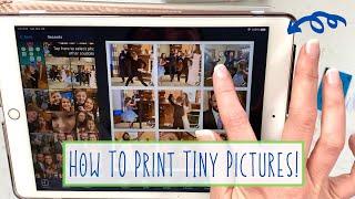 How to Print Cheap, High Quality, Tiny Photos for Journaling, Scrapbooking and Craft Projects