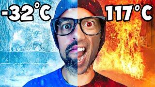 Extreme Hot Vs Cold Challenge to Save Daniel