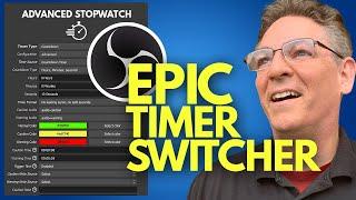 OBS Stopwatch & Countdown Timer - Advanced Time Triggers