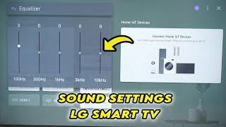 LG Smart TV: How to Adjust Change the Sound Settings