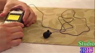 Zoom H4n Introduction - How to plug in a 3.5mm mic such as a Neewer Lavalier Mic