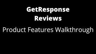 GetResponse Review - 2020 - Product Feature Walkthrough