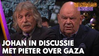 Johan in discussie met Pieter over Gaza: 'De oorlogsmisdaden slaan door' | VANDAAG INSIDE