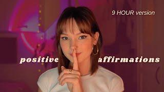 ASMR positive mind sleep affirmations (9 hour version)