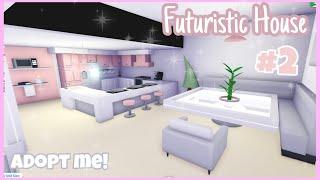  Casa futurista Aesthetic Rosa #2  | Futuristic Aesthetic House | Adopt me Roblox