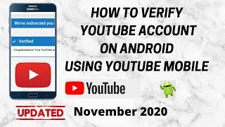 How To Verify Your YouTube Channel On Android | UPDATED | Easy