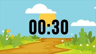 30 Second Countdown Timer with Music For Kids