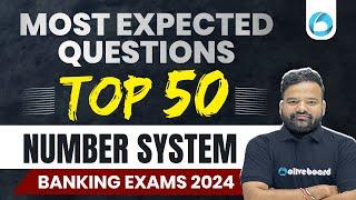 Top 50 Qus Number System For All Banking Exams 2024 | Quant for Bank Exams 2024 | By Roshan  Sir