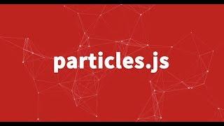 How to use particles.js in one minute with easy code