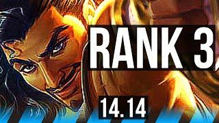 AKSHAN vs CORKI (MID) | Rank 1 Akshan, Rank 3, 71% winrate, 5k comeback | EUW Challenger | 14.14