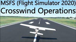 Crosswind Operations - Flight Simulator 2020 (AH VFR/Private pilot level training, flt lesson 12)