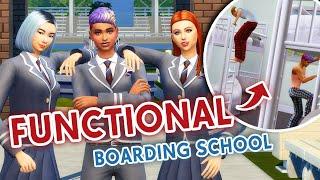 can you make a boarding school in the sims 4 WITHOUT MODS??