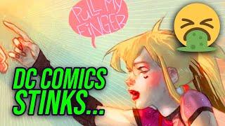 DC's New Harley Quinn Comic Book STINKS, Literally!