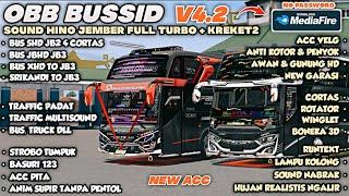 BARU LAGI ACC 4 CORTAS OBB BUSSID V4.2 TERBARU SOUND HINO JEMBER FULL TURBO + KREKET2 GRAFIK HD