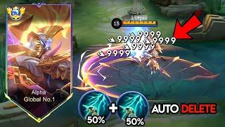 27 KILLS WTF!! THIS NEW ALPHA BUILD CAN 1 HIT ENEMIES!! - Mobile Legends