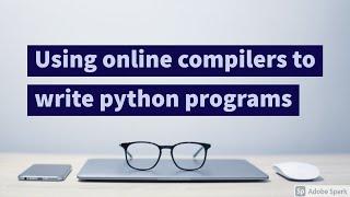 Using online compilers to run python program