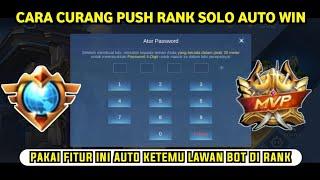 CARA CURANG PUSH RANK SOLO MOBILE LEGENDS | CARA CEPAT NAIK RANK ML | CARA CEPAT NAIK MYTHIC