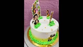 Animal Theme Cake || Animal Cake #animals #animaltheme #junglebook #jungleadventure #trendingcake