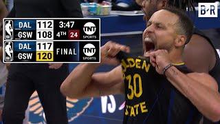 Steph Curry Scores Warriors Final 12 Points in WILD Ending vs. Mavs