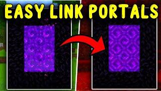 How to EASILY Link Nether Portals in Minecraft 1.21!