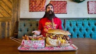 "IS THAT A FULL LOAF?"...THIS PLACE HAS A GIANT CHRISTMAS SANDWICH CHALLENGE! | BeardMeatsFood