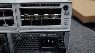 Cisco Catalyst C9300-24T with C9300-NM-8X #cisco #network #networkdevices