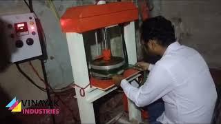 single dia semi automatic paper plate making machine