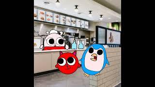 Kitty Jr just wanted McDonald's:( but without watermarks #tiktok #animation #flipaclip #shorts