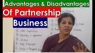 "Advantages & Disadvantage of Partnership" In BOM Subject