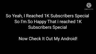 A Message to Everyone (1K SUBSCRIBERS SPECIAL!!!!!!!!!)