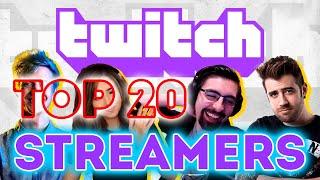 Top 20 Twitch Streamers: Most followed channels 2022