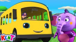 Wheels On The Bus With Kent The Elephant - Nursery Rhymes & Kids Songs