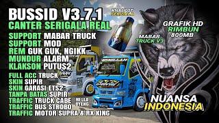 BUSSID V3.7.1 OBB MOD CANTER SERIGALA TRUCK MABAR V3, MODIF TRUCK, GRAFIK HD NUANSA INDONESIA