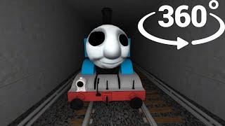 [4K VR 360°] Thomas the tank engine in abandoned station