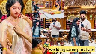 കുഞ്ഞനെ കല്യാണ സാരി എടുത്തു|wedding saree purchase